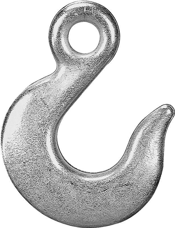 Campbell T9100424 Eye Slip Hook, 1/4 in, 1300 lb Working Load, 43 Grade, Steel, Zinc