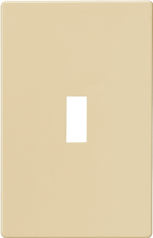 Eaton Wiring Devices PJS1V Wallplate, 4-7/8 in L, 3.12 in W, 1 -Gang, Polycarbonate, Ivory, High-Gloss