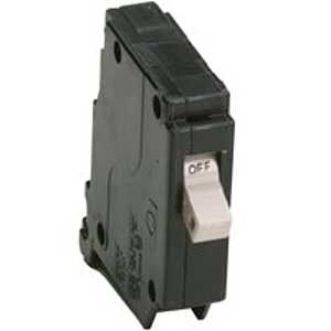 Cutler-Hammer CHF120CS Circuit Breaker with Flag, Mini, Type CHF, 20 A, 1 -Pole, 120/240 V, Common, Fixed Trip