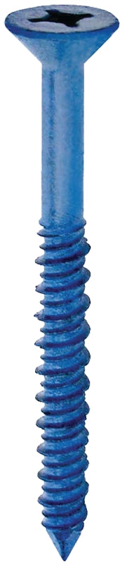 Cobra Anchors 626W Screw, 3/16 in Thread, 4 in L, Flat Head, Phillips, Robertson Drive, Steel, Fluorocarbon-Coated, 10/PK