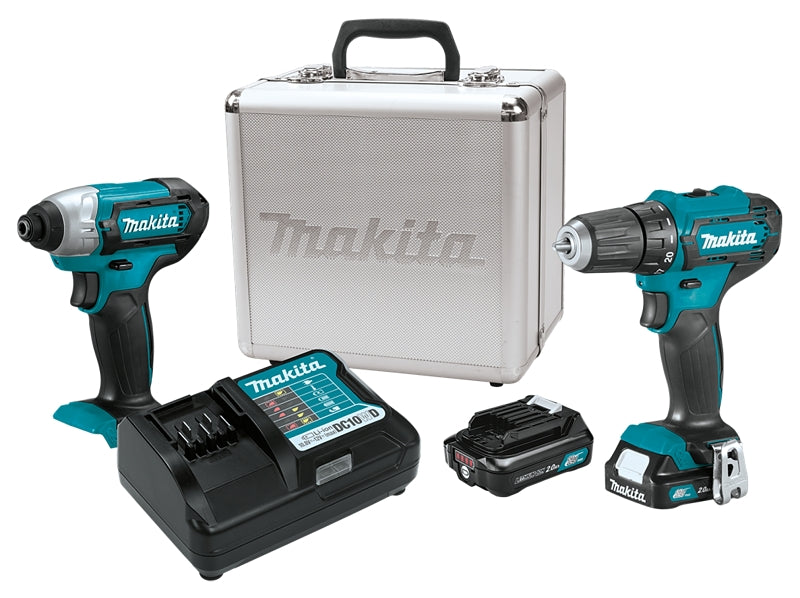 Makita CT232RX Combination Tool Kit, Battery Included, 2 Ah, 12 V, Lithium-Ion