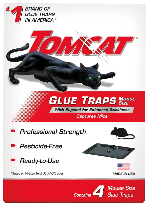 Tomcat 0362310 Mouse Glue Trap, 4/PK