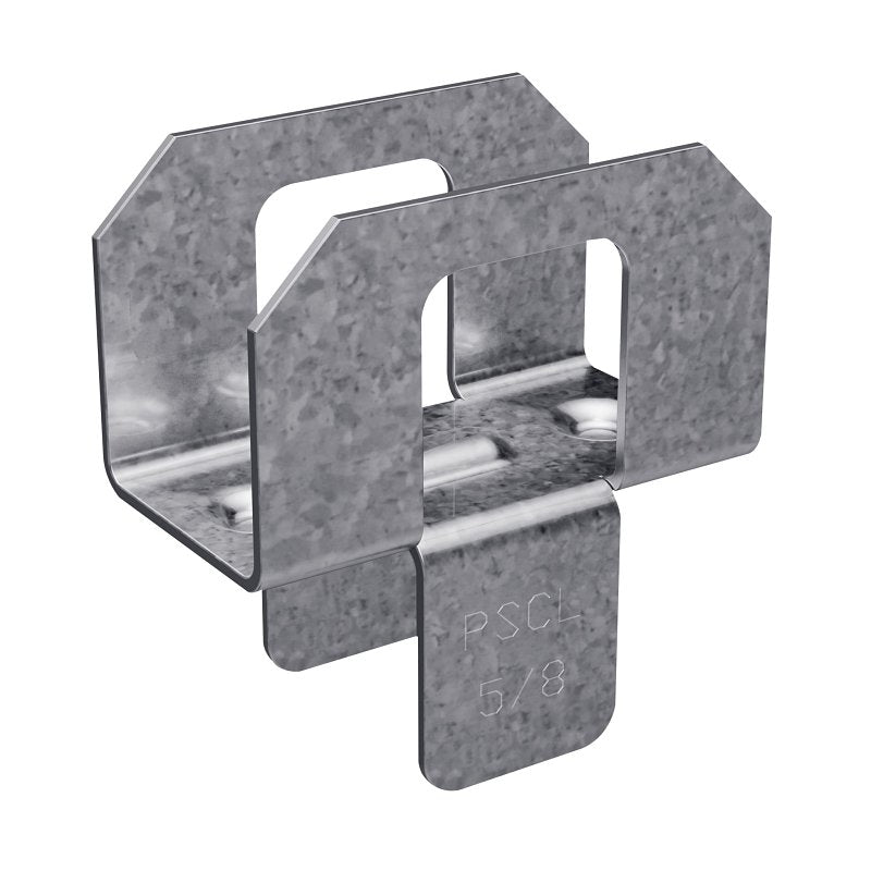 Simpson Strong-Tie PSCL 5/8 Panel Sheathing Clip, 20 ga Thick Material, Steel, Galvanized