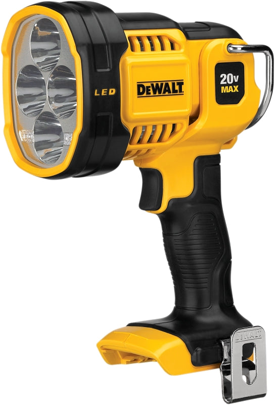 DeWALT DCL043 Spot Light, 20 V, 4-Lamp, LED Lamp, 1000 Lumens, Plastic Fixture