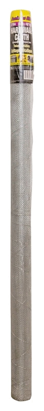 Jackson Wire 11 06 17 15 Hardware Cloth, 10 ft L, 48 in W, 27 Gauge, 1/8 x 1/8 in Mesh, Galvanized