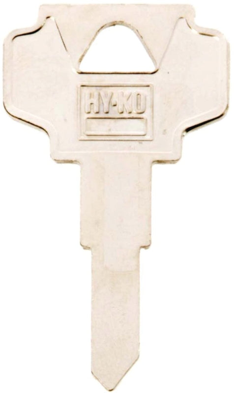 Hy-Ko 11010BN1 Key Blank, Brass, Nickel, For: Bargman Cabinet, House Locks and Padlocks