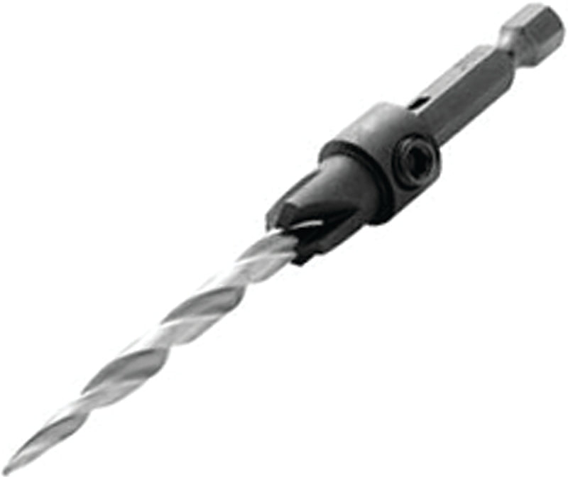 Irwin 1882782 Drill Bit, 11/64 in Dia, 4 in OAL, Countersink, 4-Flute, 1/4 in Dia Shank