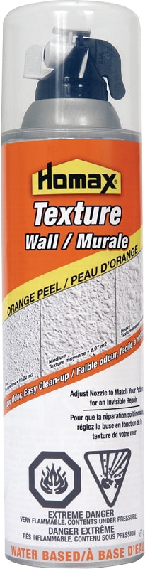 Homax Orange Peel Series 4192 Wall Texture, Liquid, White, 20 oz Aersol Can