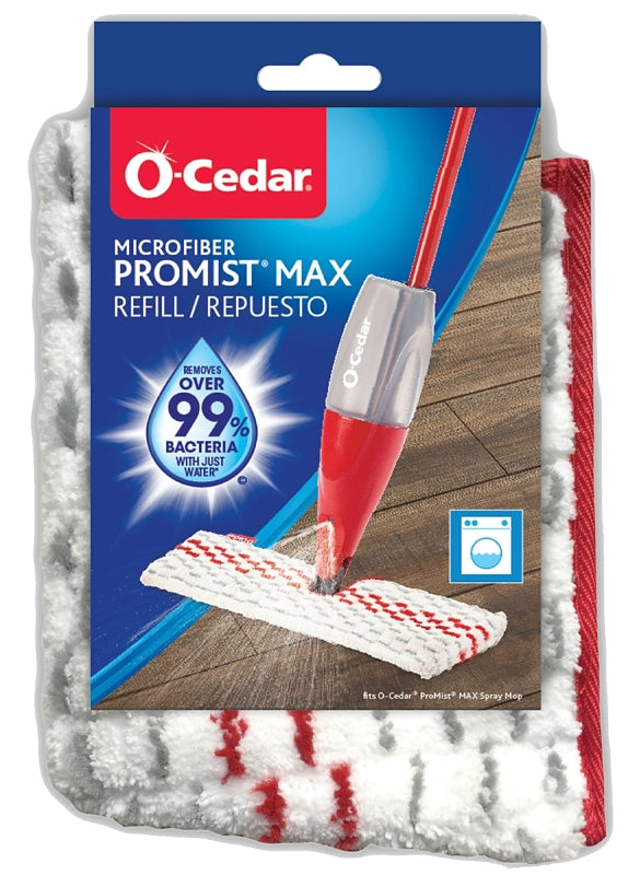 O-Cedar ProMist MAX 173579 Mop Refill, Microfiber, White