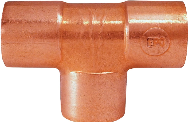 Elkhart Products 80010 Pipe Tee, 3/4 in, Sweat, Copper