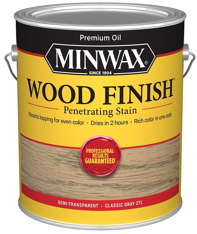 Minwax 710480000 Wood Stain, Classic Gray, Liquid, 1 gal