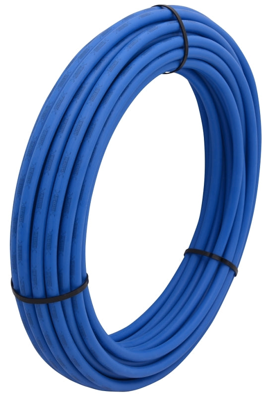 SharkBite U860B100 Pipe Tubing, 1/2 in, Polyethylene, Blue, 100 ft L