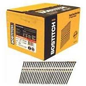 Bostitch RH-S10D131HDG/X Series Framing Nail, Plastic Strip Collation, Smooth Shank, 4000/PK, 0.13 in Diameter