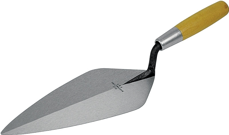 Marshalltown 33 11.5 Brick Trowel, 11-1/2 in L Blade, 5 in W Blade, Steel Blade, Wood Handle