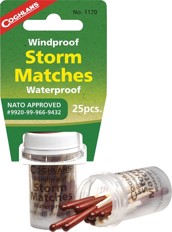 Coghlan's 1170 Windproof/Waterproof Storm Matches, 20-Stick