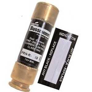 Bussmann BP/FRNR-60ID Heavy-Duty Fuse, 60 A, 250 VAC, 125 VDC, 20, 200 kA Interrupt, Fiberglass Body, K