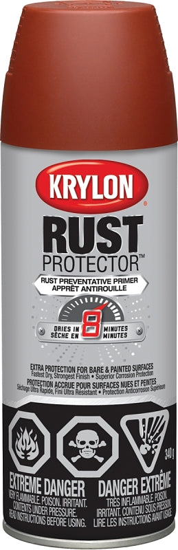 Krylon 69040 Spray Paint, Red Oxide, 12 oz, Can