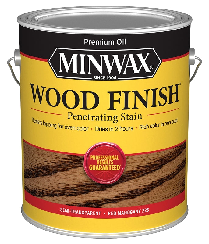 Minwax 71007000 Wood Stain, Red Mahogany, Liquid, 1 gal, Can