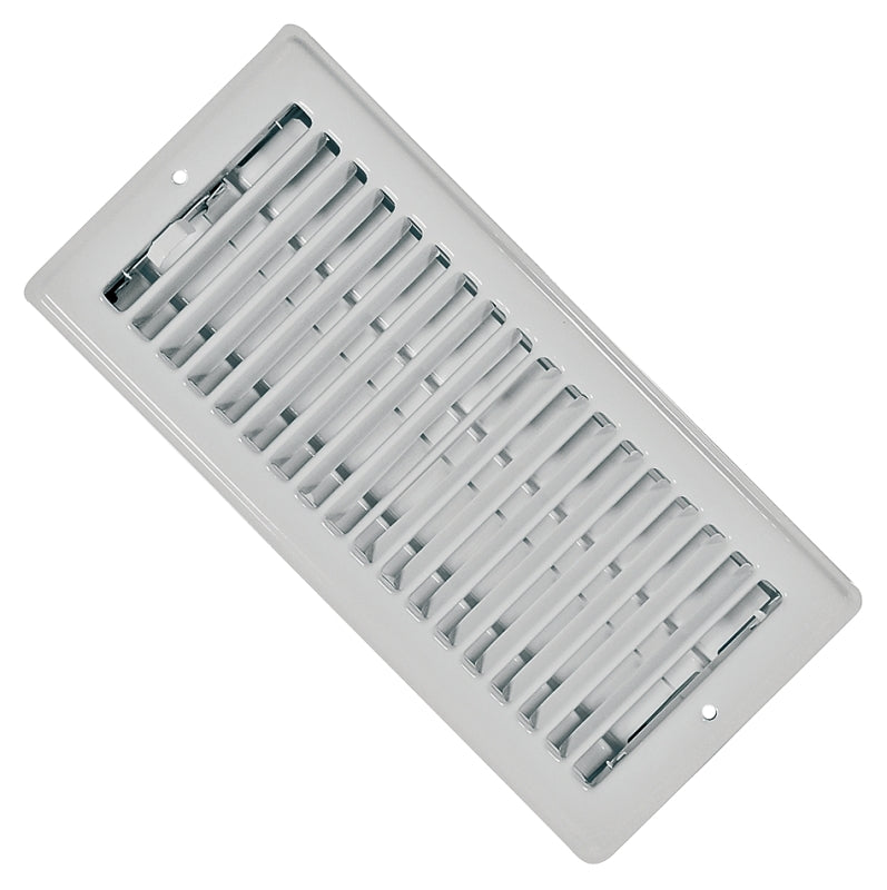 Imperial RG0133 Ceiling Register, 5-1/4 in L, 11-1/4 in W, Steel, White