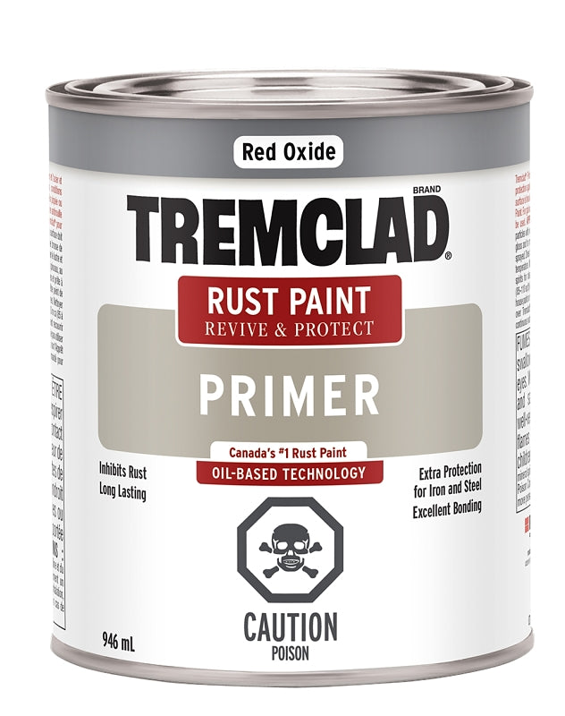 Rust-Oleum 254894 Rust Primer, Flat, Red Oxide, 946 mL, Can