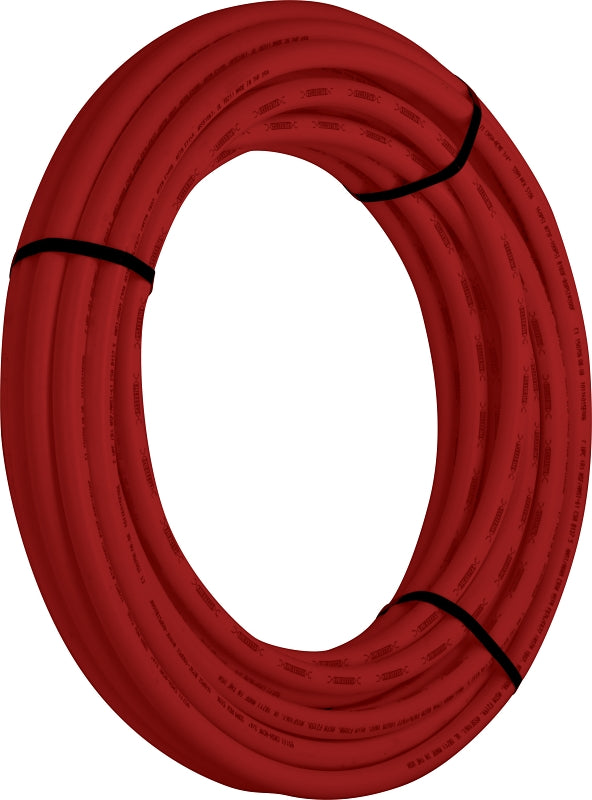 SharkBite U870R100 Pipe, 100 ft L, PEX-B, Polyethylene, Red