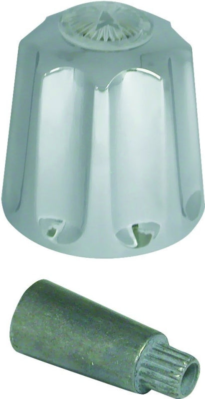 Danco 88861 Diverter Handle, Zinc, Chrome Plated, For: Gerber Single Handle Tub/Shower Faucets