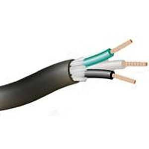 CCI 55039308 Electrical Wire, 10 AWG Wire, 250 ft L, Copper Conductor, TPE Insulation, TPE Sheath, Black Sheath