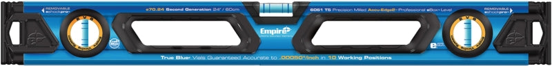 Empire e75.96 Box Beam Level, 96 in L, 3-Vial, Non-Magnetic, Aluminum