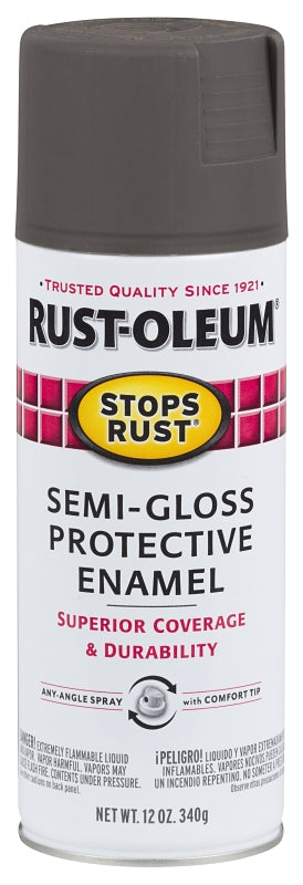 Rust-Oleum 7754830 Rust Preventative Spray Paint, Semi-Gloss, Anodized Bronze, 12 oz, Can