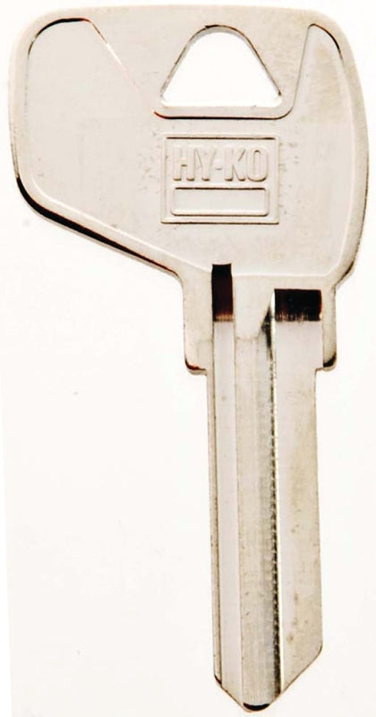 Hy-Ko 11010MD17 Key Blank, Brass, Nickel, For: Master Cabinet, House Locks and Padlocks