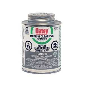 Oatey 48917/31535 Pipe Cement, 118 mL, Liquid, Clear