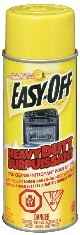 EASY-OFF 00400-CMC Oven Cleaner, 400 g Aerosol Can, Liquid, Lemon, White