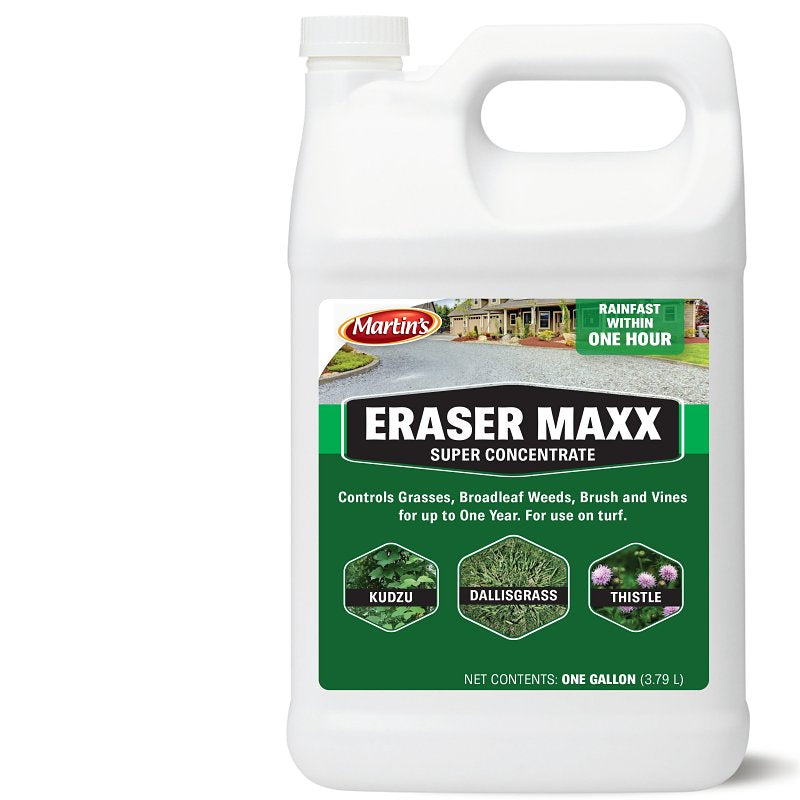 Martin's ERASER MAX 82002489 Weed Killer, Liquid, Clear Yellow, 1 gal