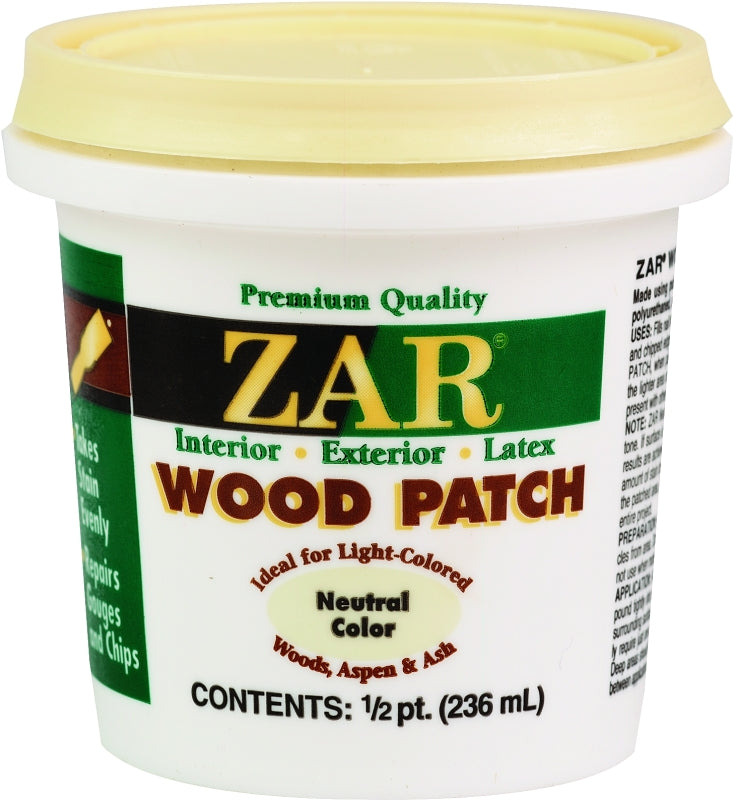 ZAR 30906 Wood Patch, Paste, Amine, 0.5 pt Pail