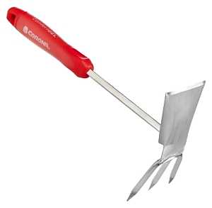 CORONA ComfortGEL CT-3344 Hoe Cultivator, 5.6 in W Blade, 6.3 in L Blade, Stainless Steel Blade, Plastic Handle