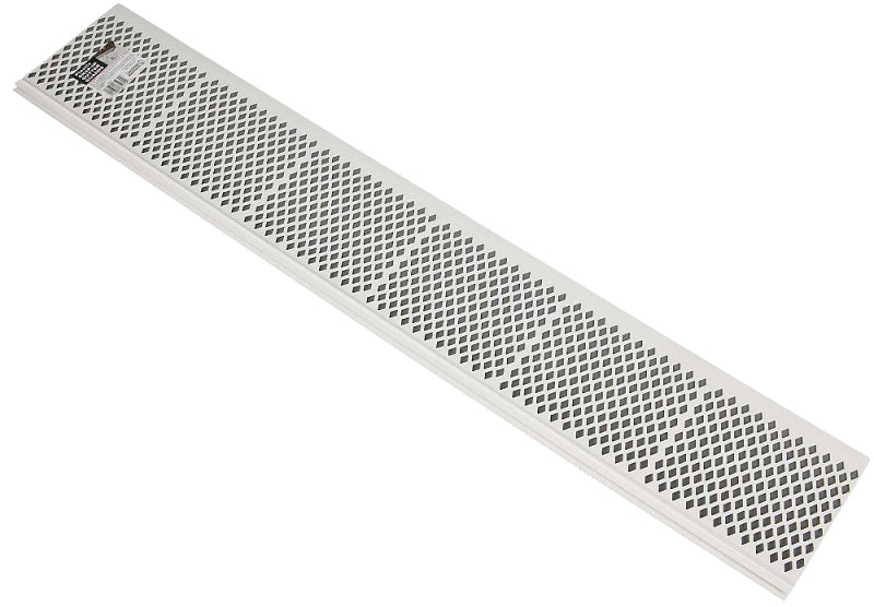 Amerimax 85370 Gutter Guard, 3 ft L, 2 in W, PVC, White