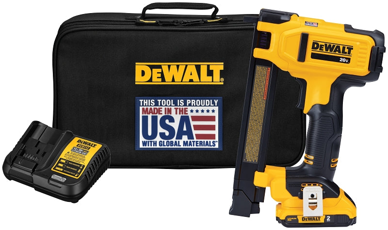 DeWALT DCN701D1 Cable Stapler Kit, Battery Included, 20 V, 2 Ah, 1 in W Crown