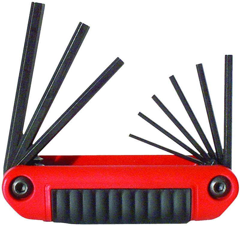 Eklind 25911 Hex Key Set, 9-Piece, Steel, Black