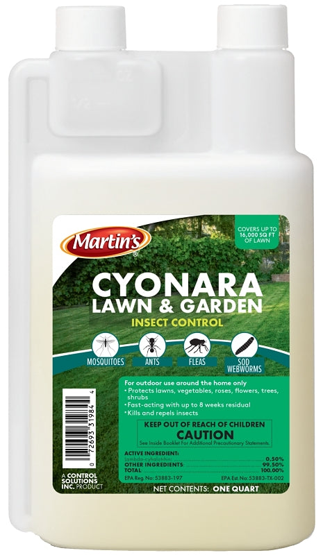 Martin's Cyonara 82031984 Insect Control, Liquid, 1 qt