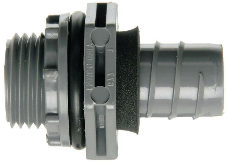 Carlon LN43EA-CTN Conduit Connector, 3/4 in NPT, 1.79 in L, PVC