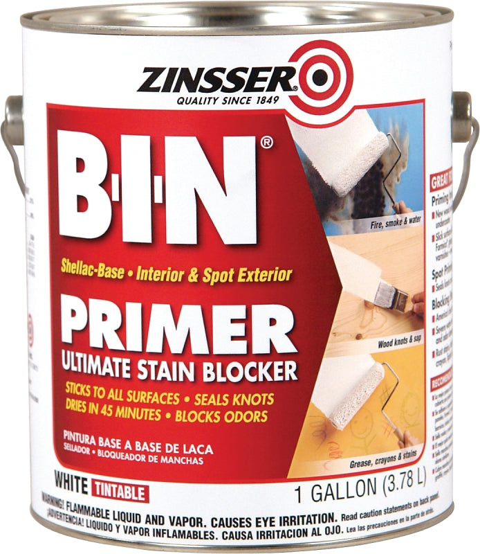 Zinsser 00901 Primer, White, 1 gal