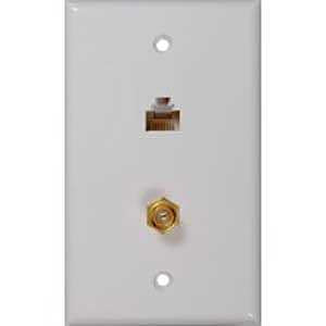 Voxx CTPH557 Series CTPH557R Wallplate, White