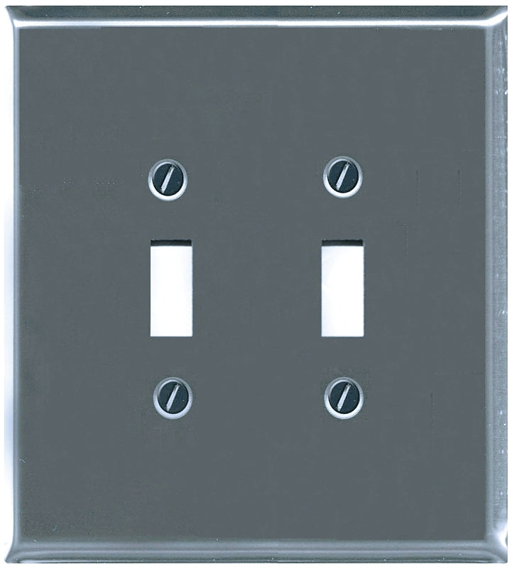2161TT CHROME WALLPLATE 2 GANG