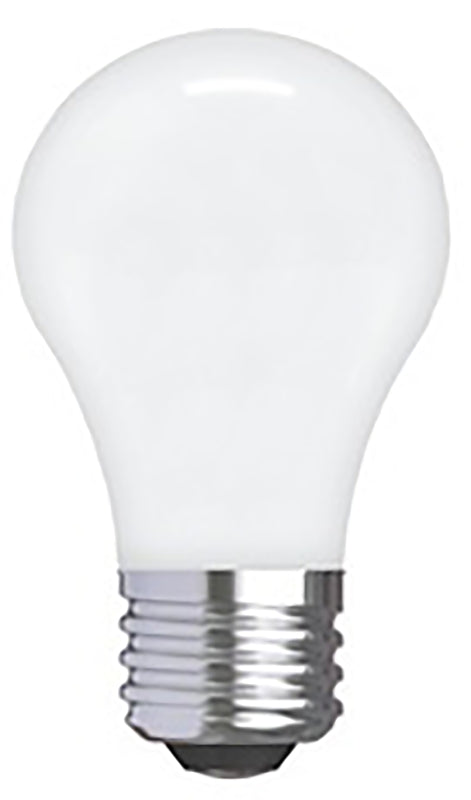GE Industrial Solutions 25277 LED Bulb, General Purpose, A15 Lamp, 40 W Equivalent, E26 Lamp Base, Dimmable, Frosted
