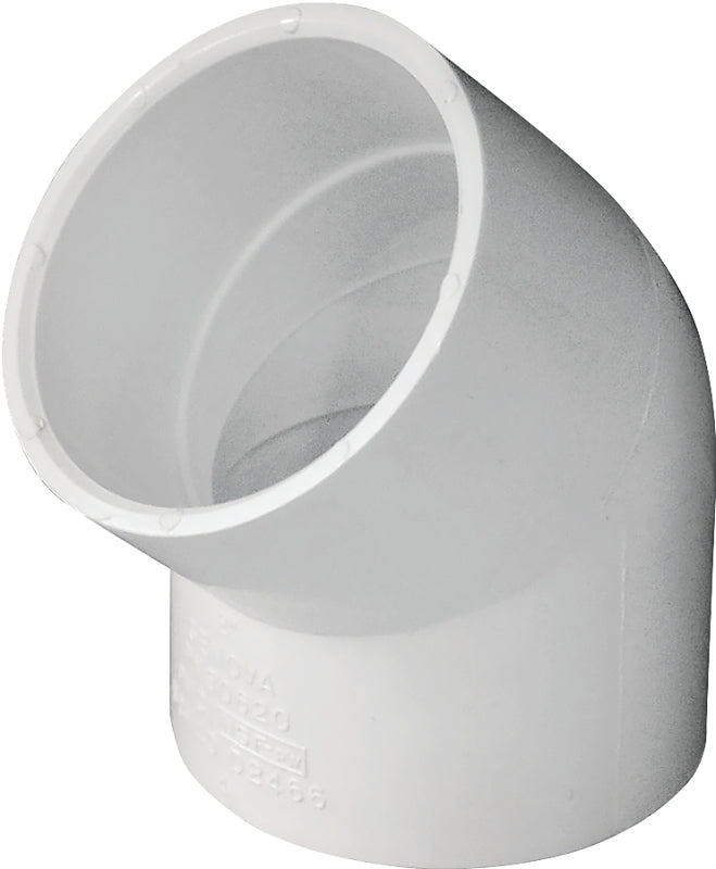 IPEX 435486 Pipe Elbow, 2 in, Socket, 45 deg Angle, PVC, SCH 40 Schedule