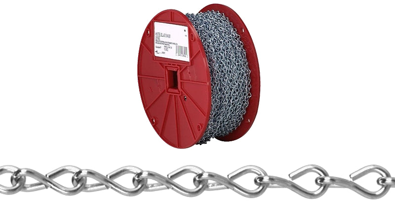 BARON 7273 Sash Chain, #35, 100 ft L, Steel