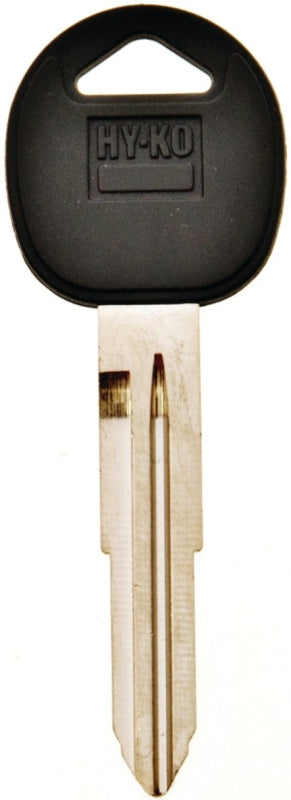 Hy-Ko 12005HY12 Automotive Key Blank, Brass/Plastic, Nickel, For: Hyundai Vehicle Locks