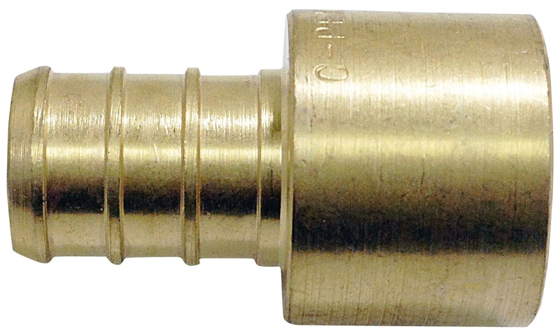 Apollo APXFSA11 Pipe Adapter, 1 in, PEX x Female Solder, Brass, 200 psi Pressure