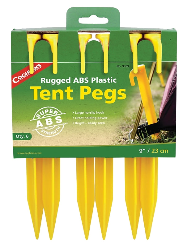 Coghlan's 9309 Tent Peg, 9 in L, ABS