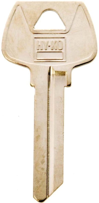Hy-Ko 11010S22 Key Blank, Brass, Nickel, For: Sargent Cabinet, House Locks and Padlocks
